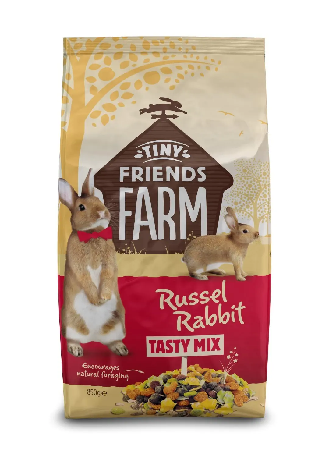Russel rabbit tasty mix 850g Tiny Friends Farm Supreme