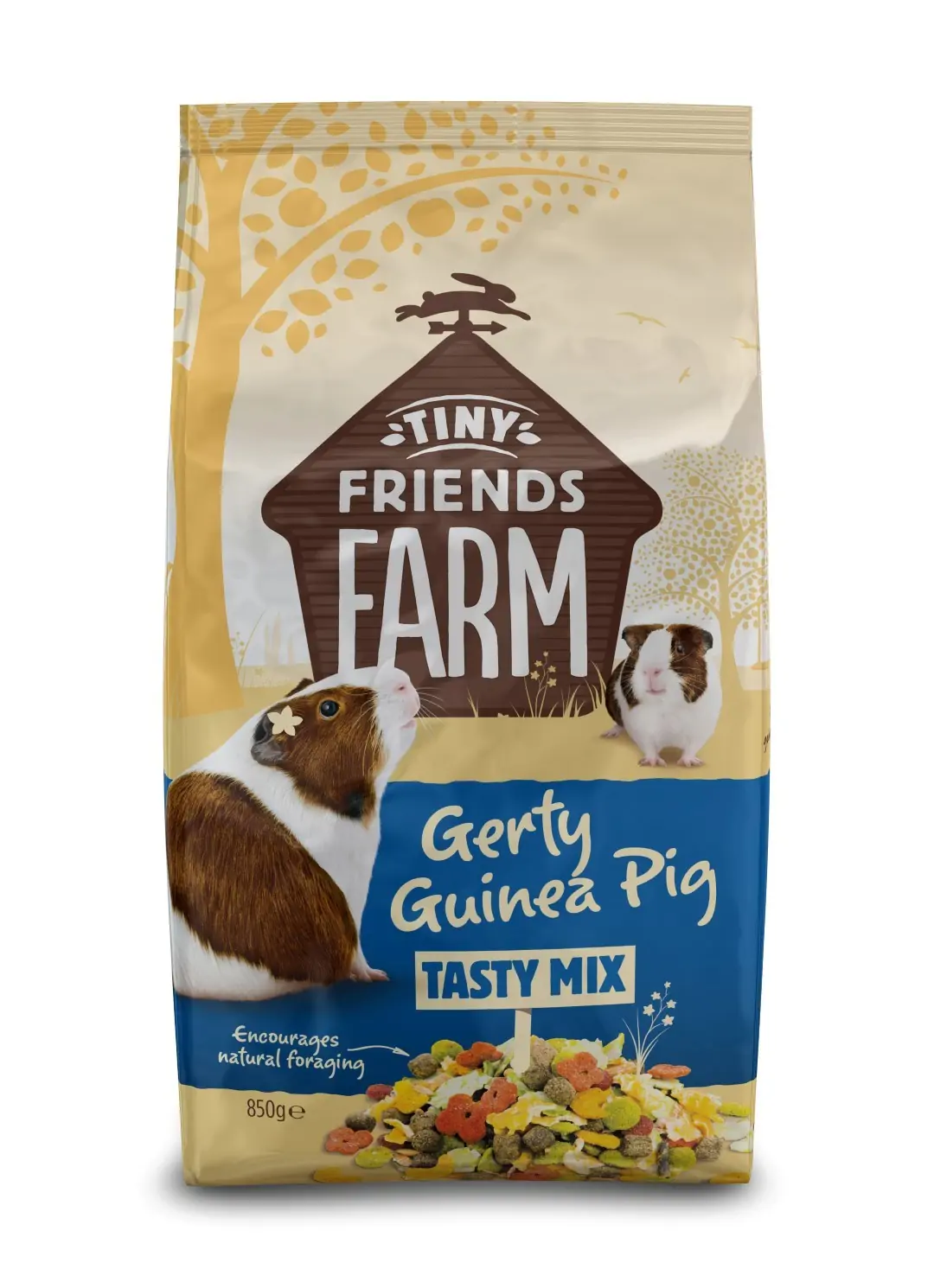 Gerty guinea pig tasty mix 850g Tiny Friends Farm Supreme