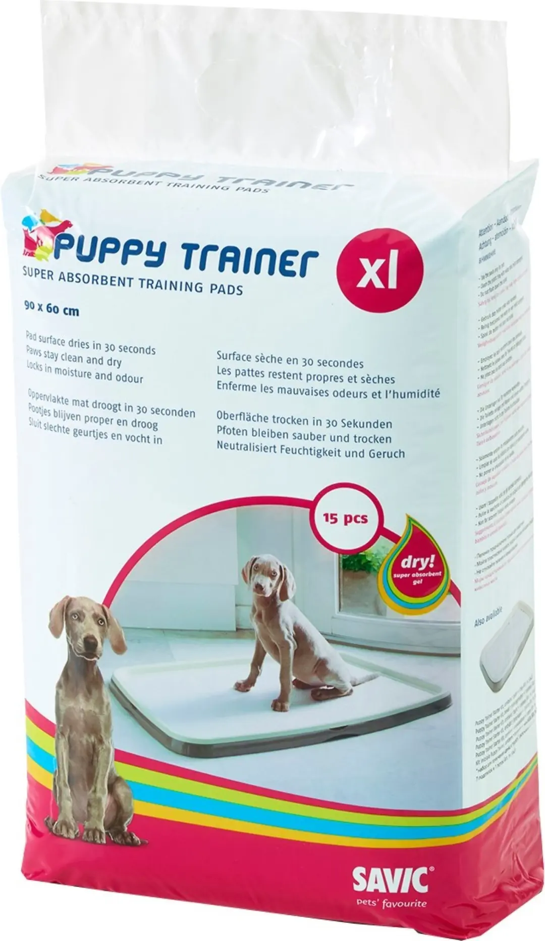 Savic puppy trainer pak a 15 navulpads X-large 90x60 cm Savic Gebr. de Boon