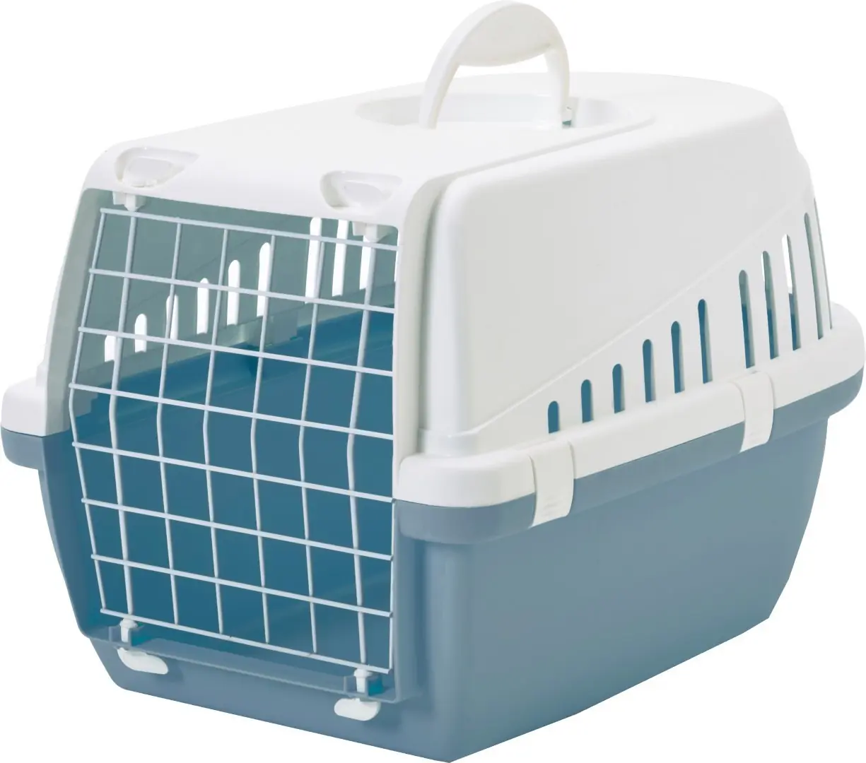 Savic plastic reismand Trotter 1 earthblue/wit Savic Gebr. de Boon