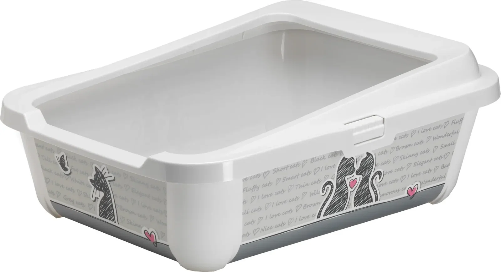 Moderna plastic kattenbak met rand 50 cm Cats in Love Moderna Gebr. de Boon