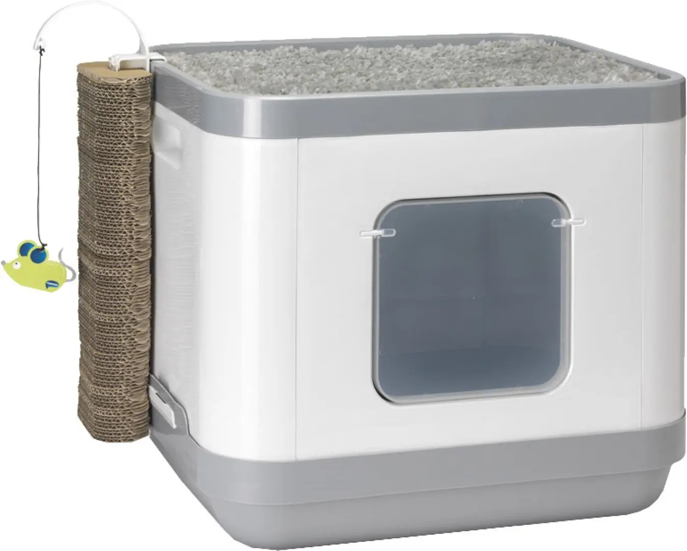 Moderna plastic kattentoilet/slaapmand Cat Concept grijs Moderna Gebr. de Boon
