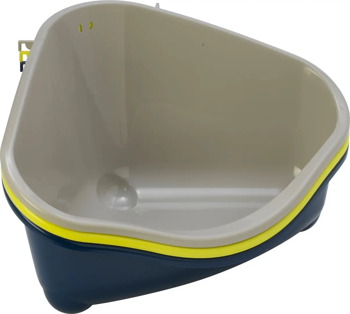 Moderna plastic knaagdier-/kittentoilet met haak warmgrijs Moderna Gebr. de Boon