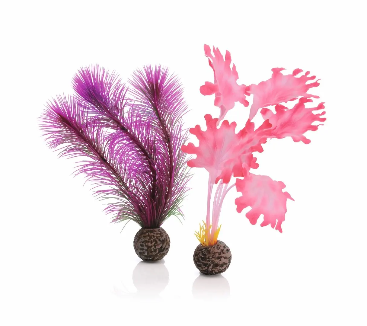 Aquariumtoebehoren zeewier set klein pink biOrb