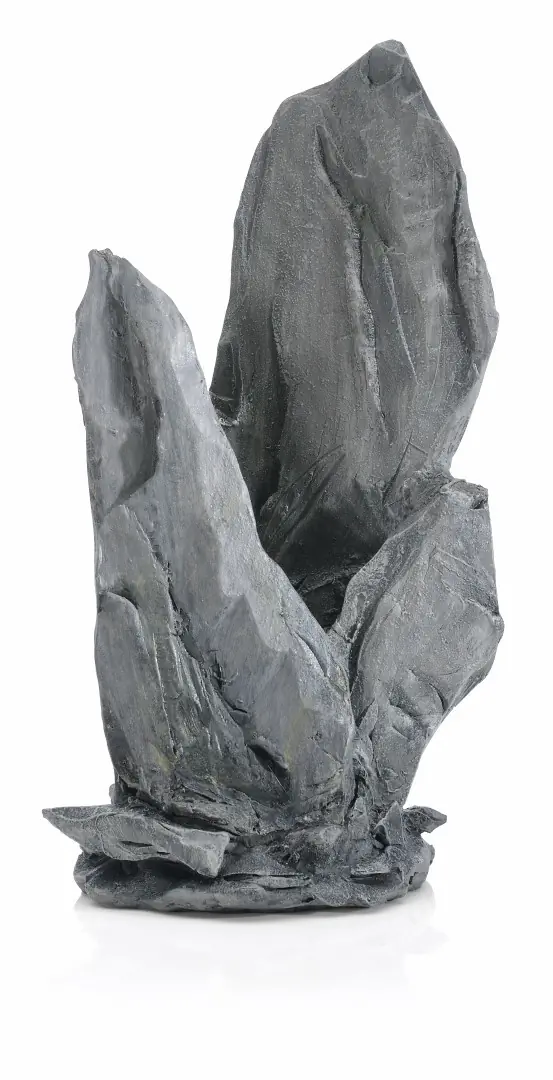Aquariumtoebehoren leisteen ornament medium grijs biOrb