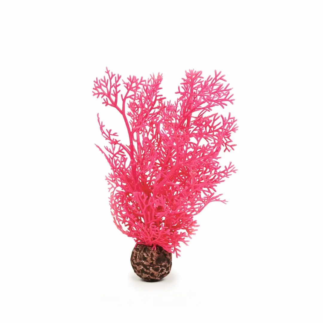Aquariumtoebehoren hoornkoraal klein pink biOrb