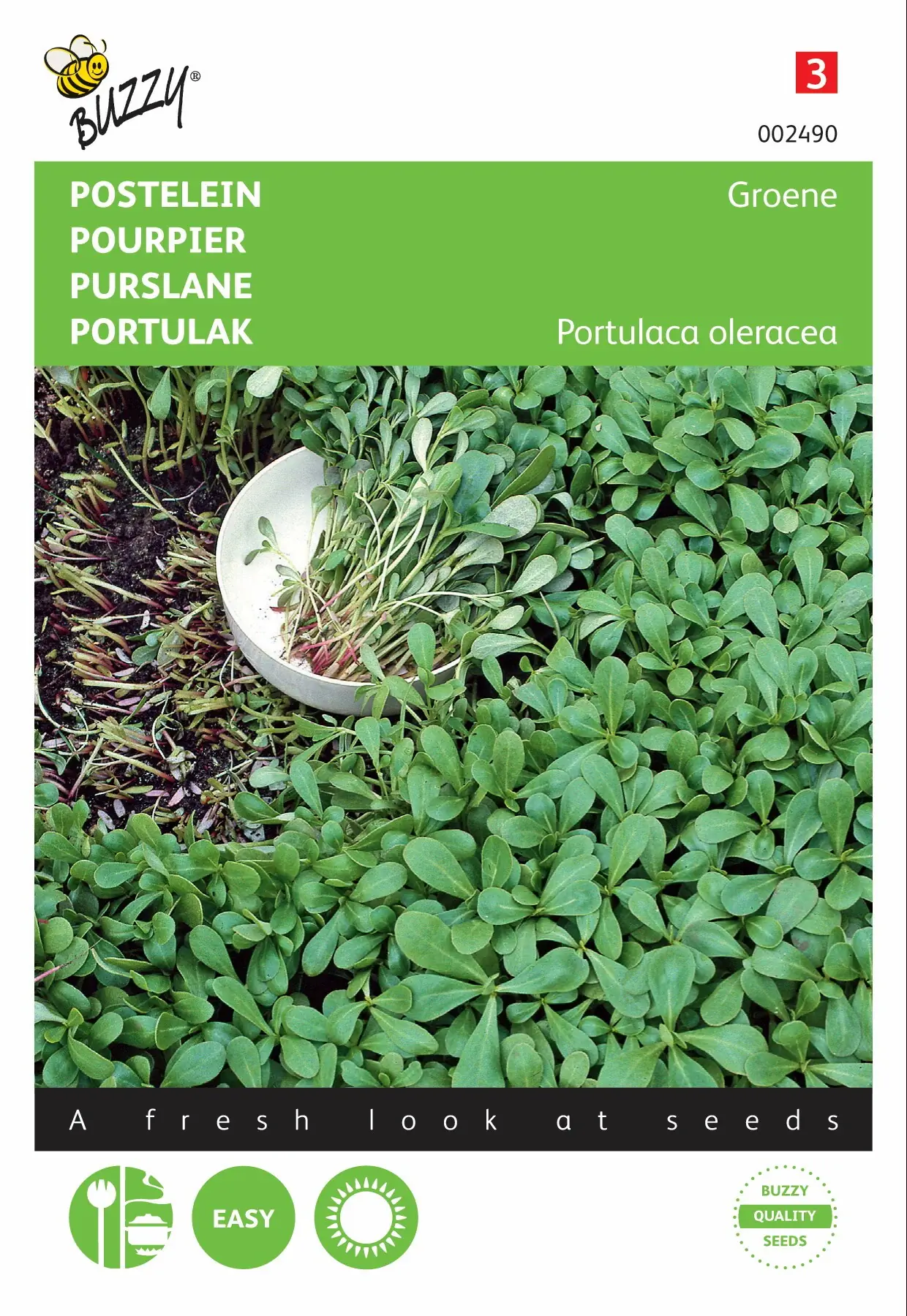 Zaden Postelein Groene Buzzy
