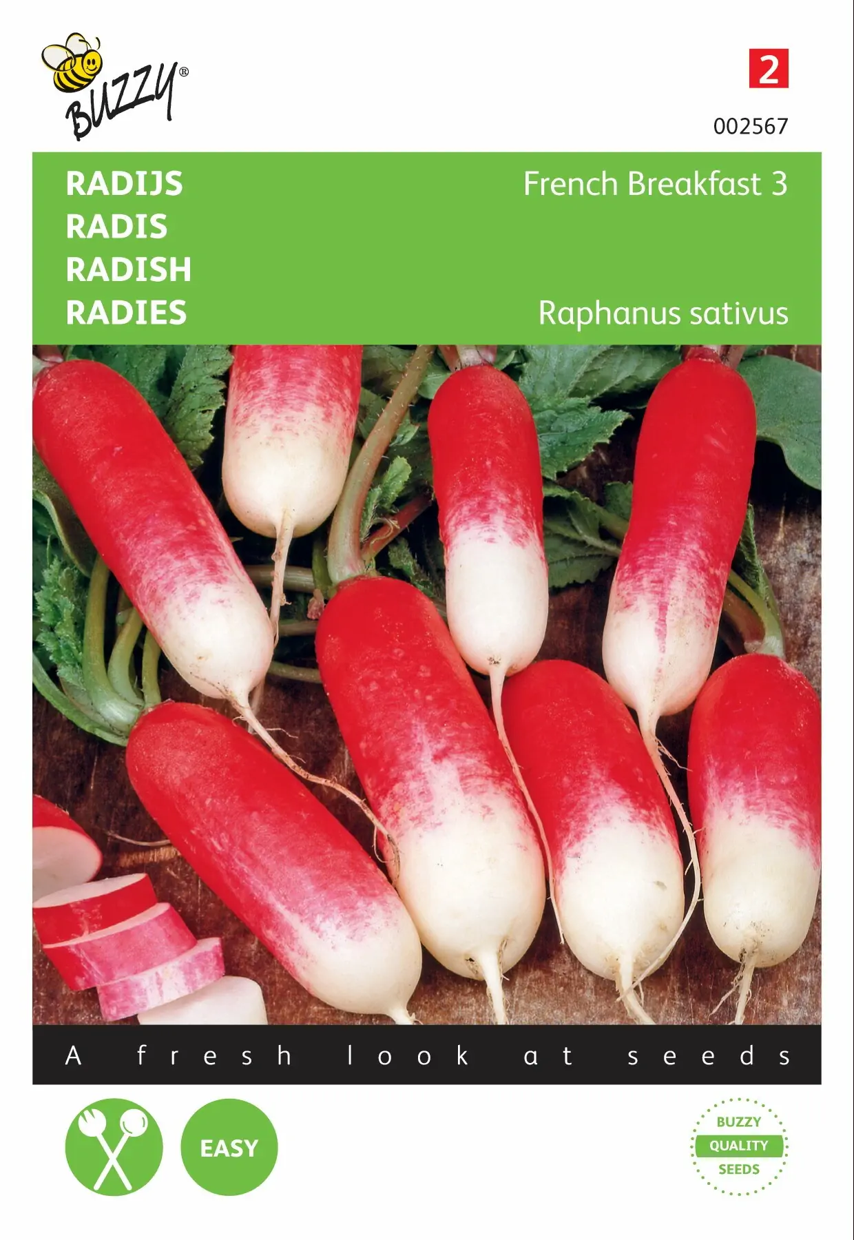 Zaden Radijs French breakfast 3 Buzzy