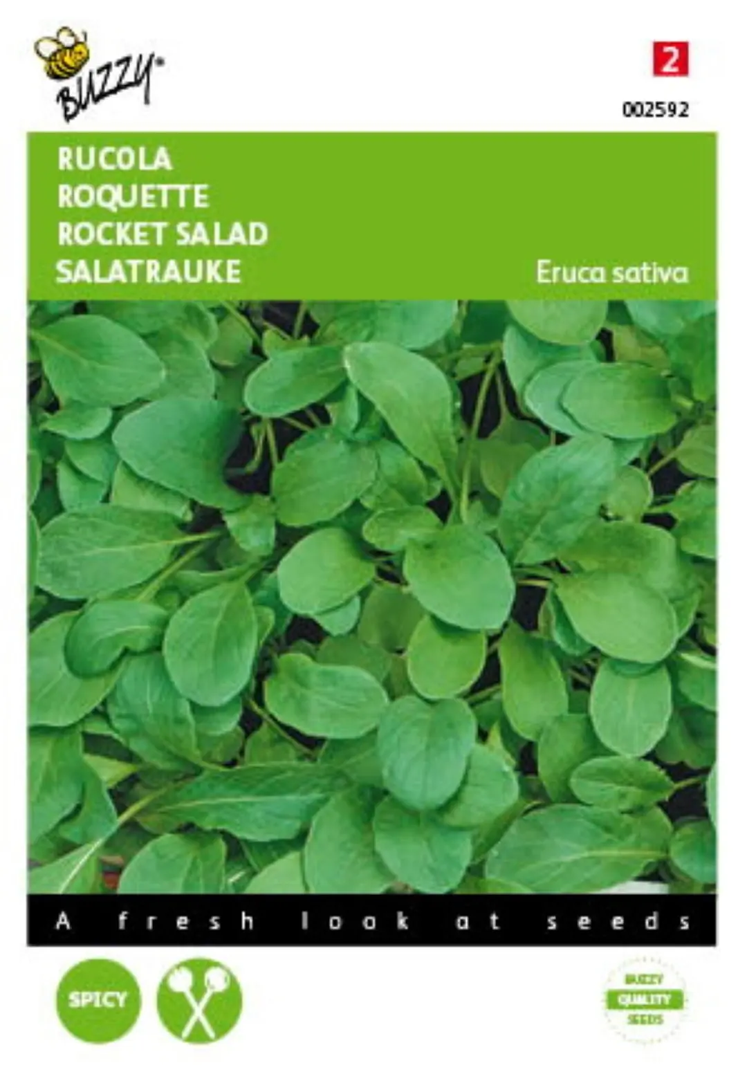 Zaden Rucola Italiaanse snijgroente Buzzy