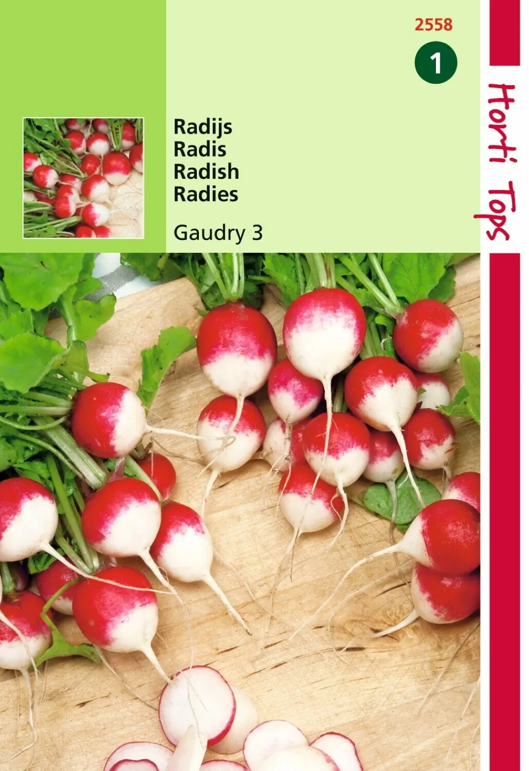 Zaden Radijs Gaudry 3 Hortitops
