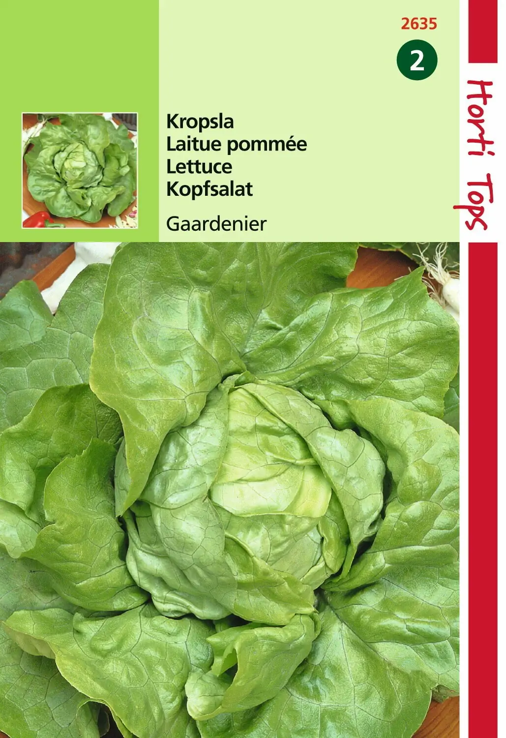Zaden Kropsla Gaardenier Zeer Laatschietend Hortitops