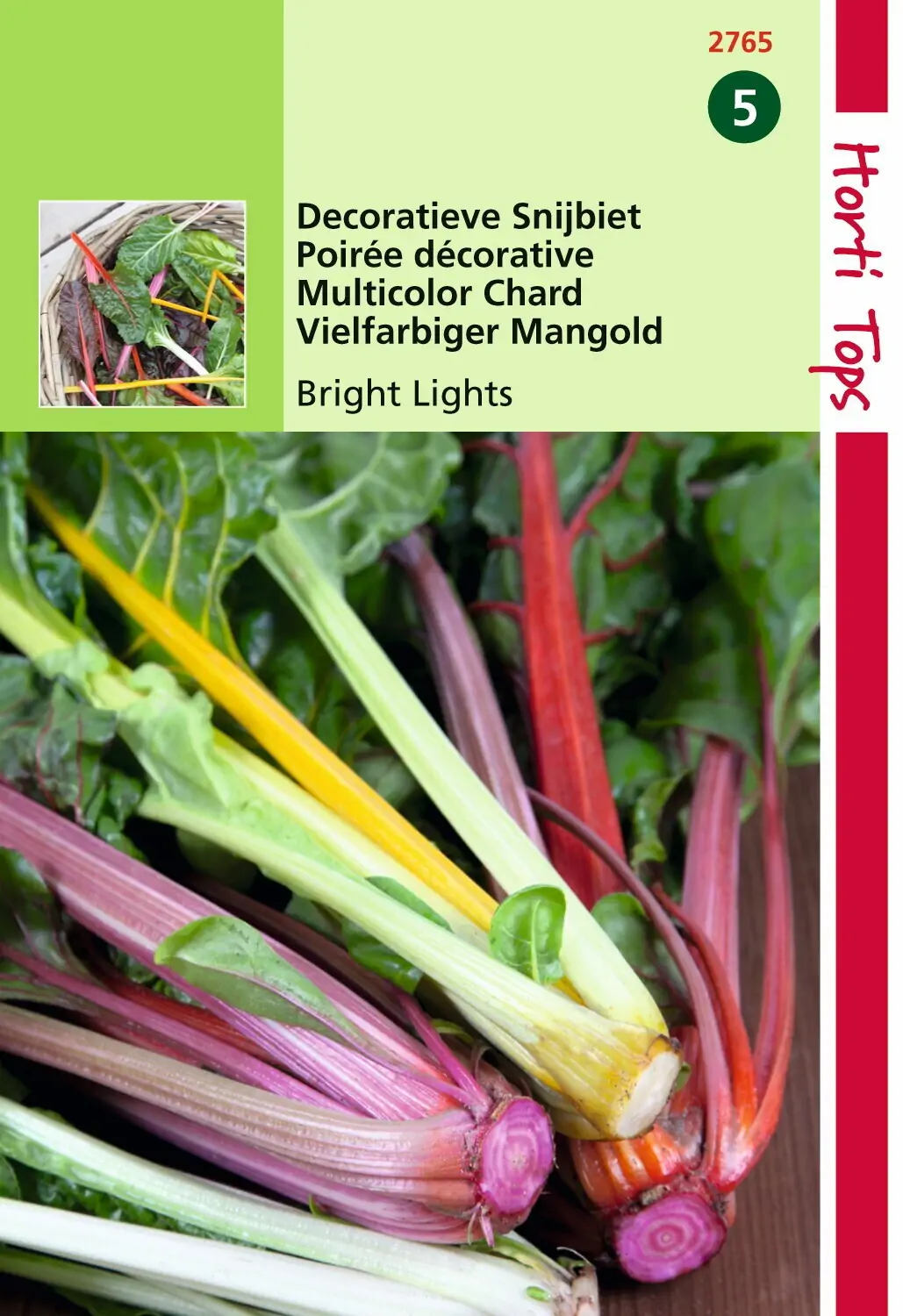 Zaden Snijbiet Bright Lights (Regenboog) Hortitops