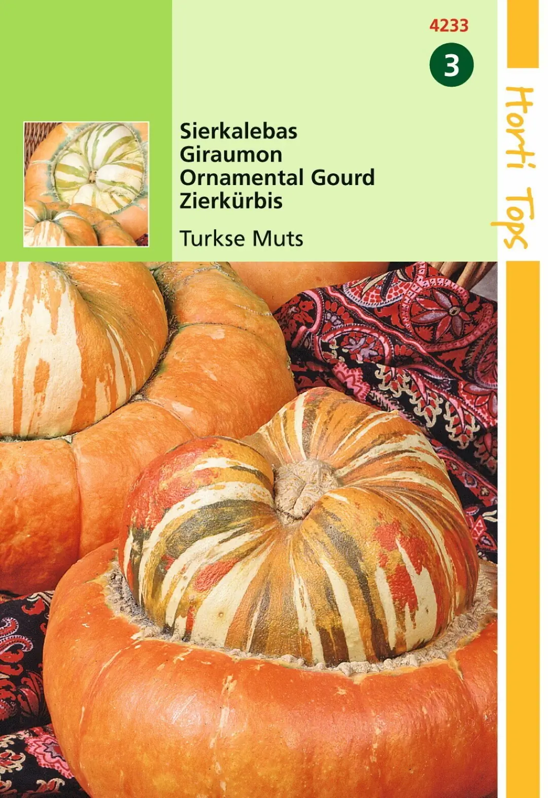Zaden Cucurbita Sierkalebas Turkse Muts Hortitops