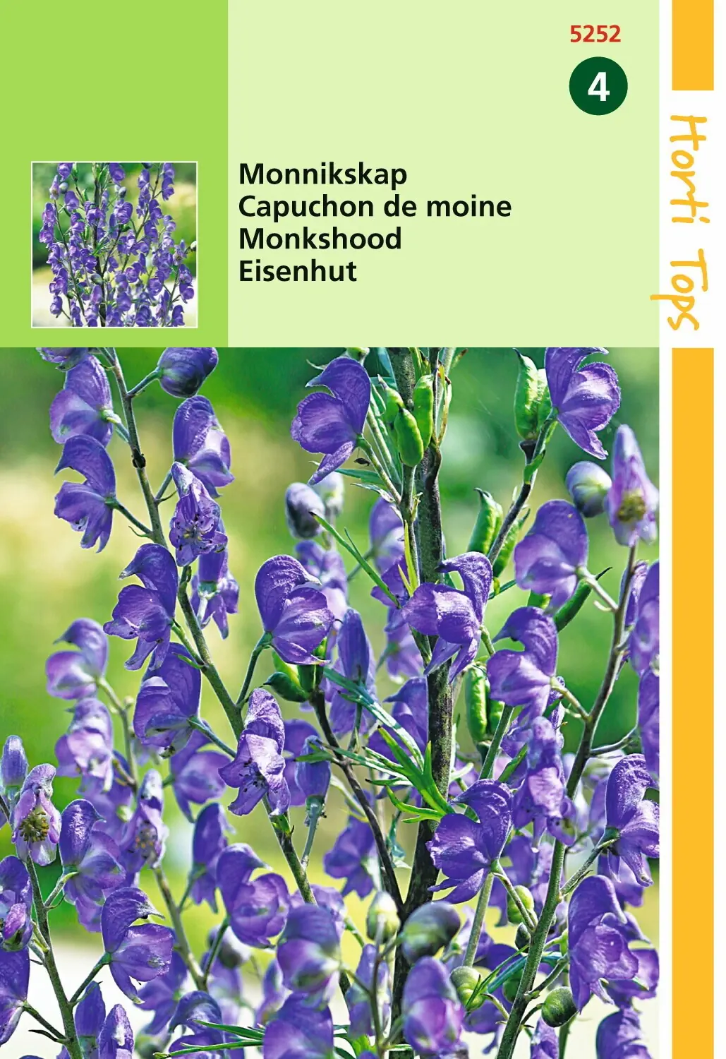 Zaden Aconitum Monnikskap Hortitops