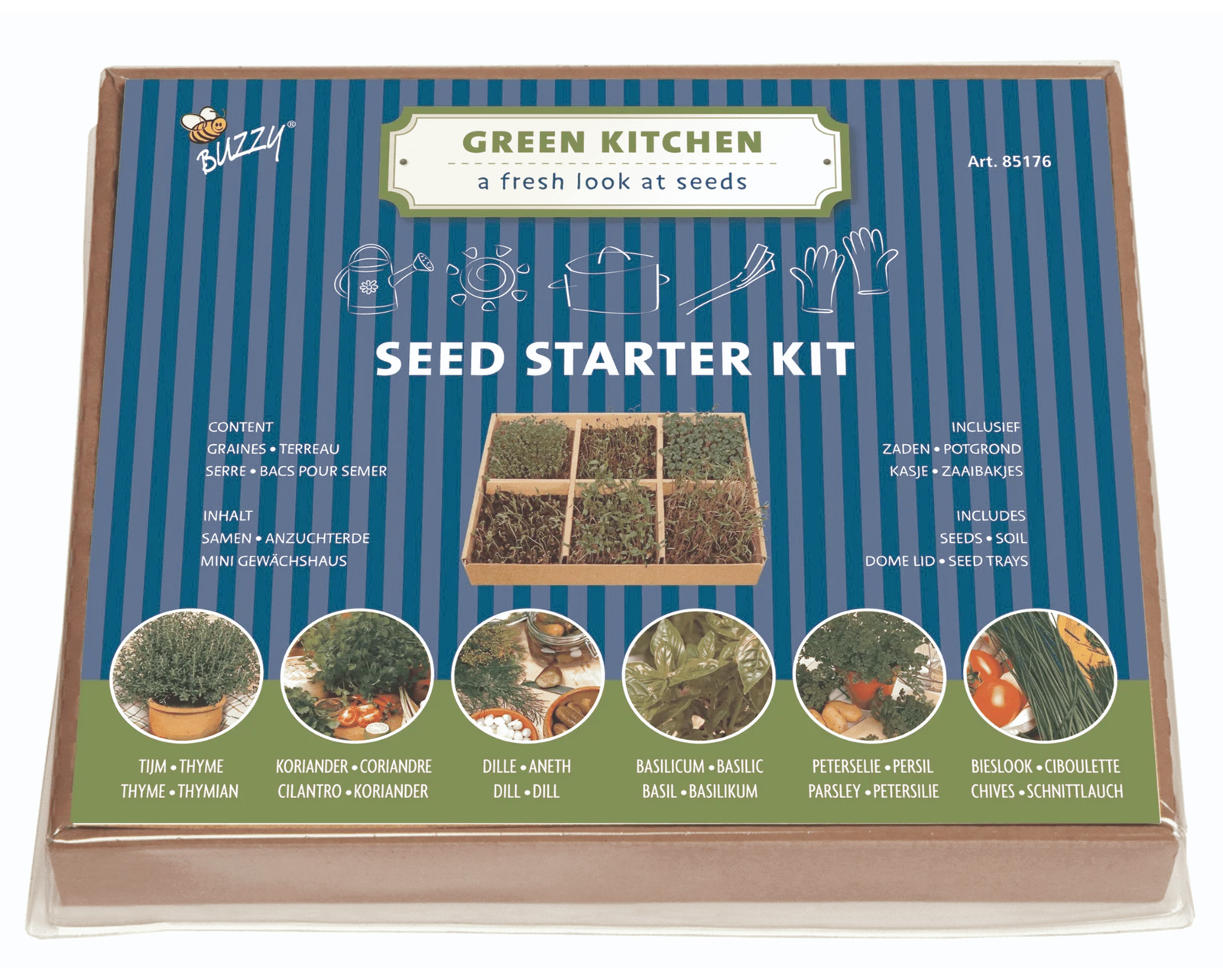Kweekset mini- kruiden 6srt Tuinplus