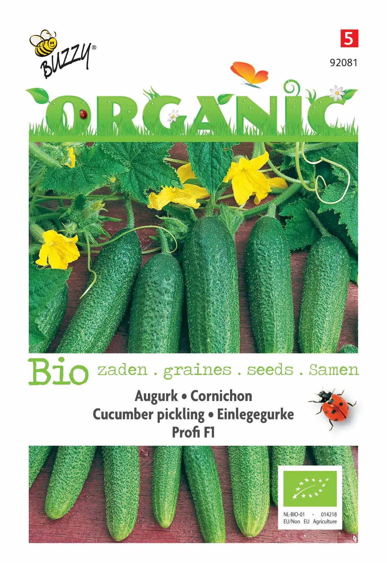 Zaden Organic Augurk Profi F1 (BIO) Buzzy