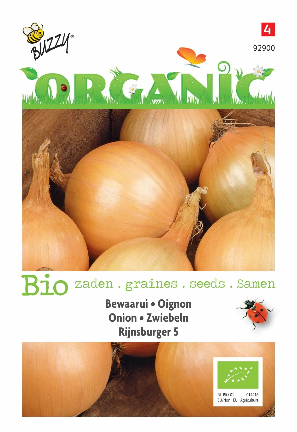 Zaden Organic Ui Rijnsburger 5 bewaarui (BIO) Buzzy