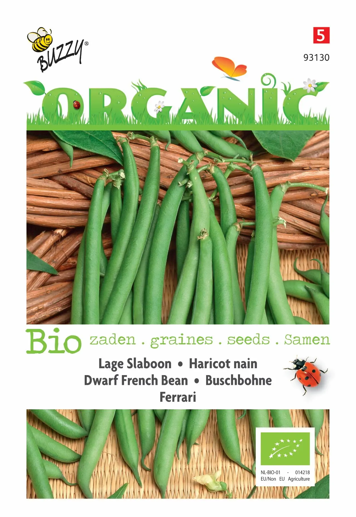 Zaden Organic Stamslabonen Ferrari (BIO) Buzzy