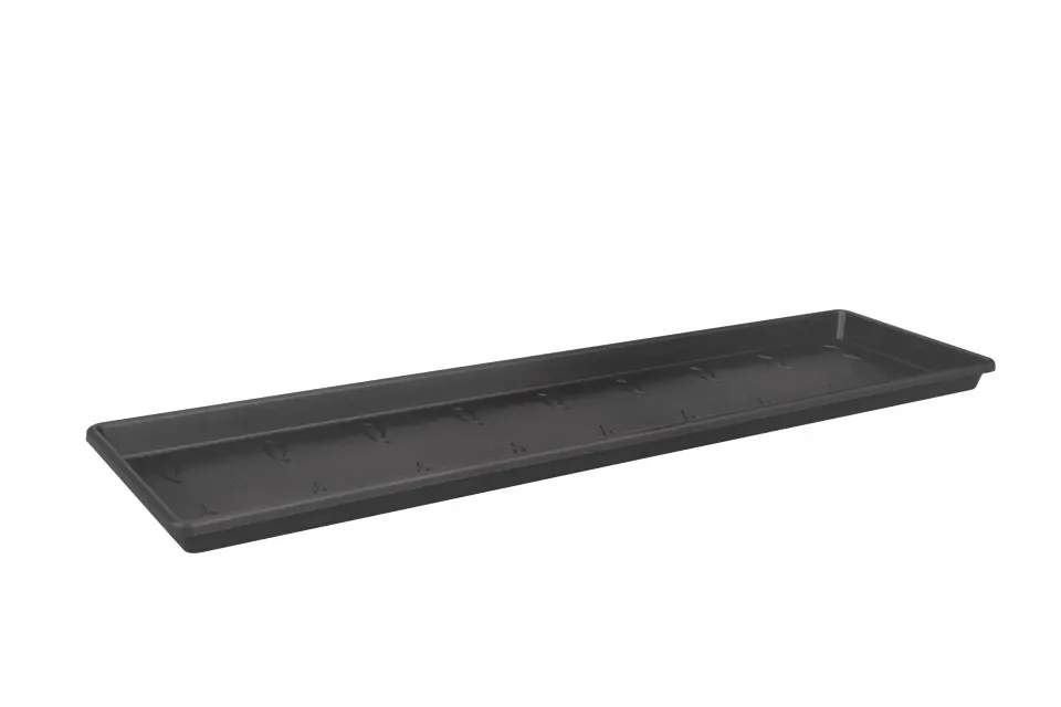 Green basics balkon schotel 40 cm living black elho