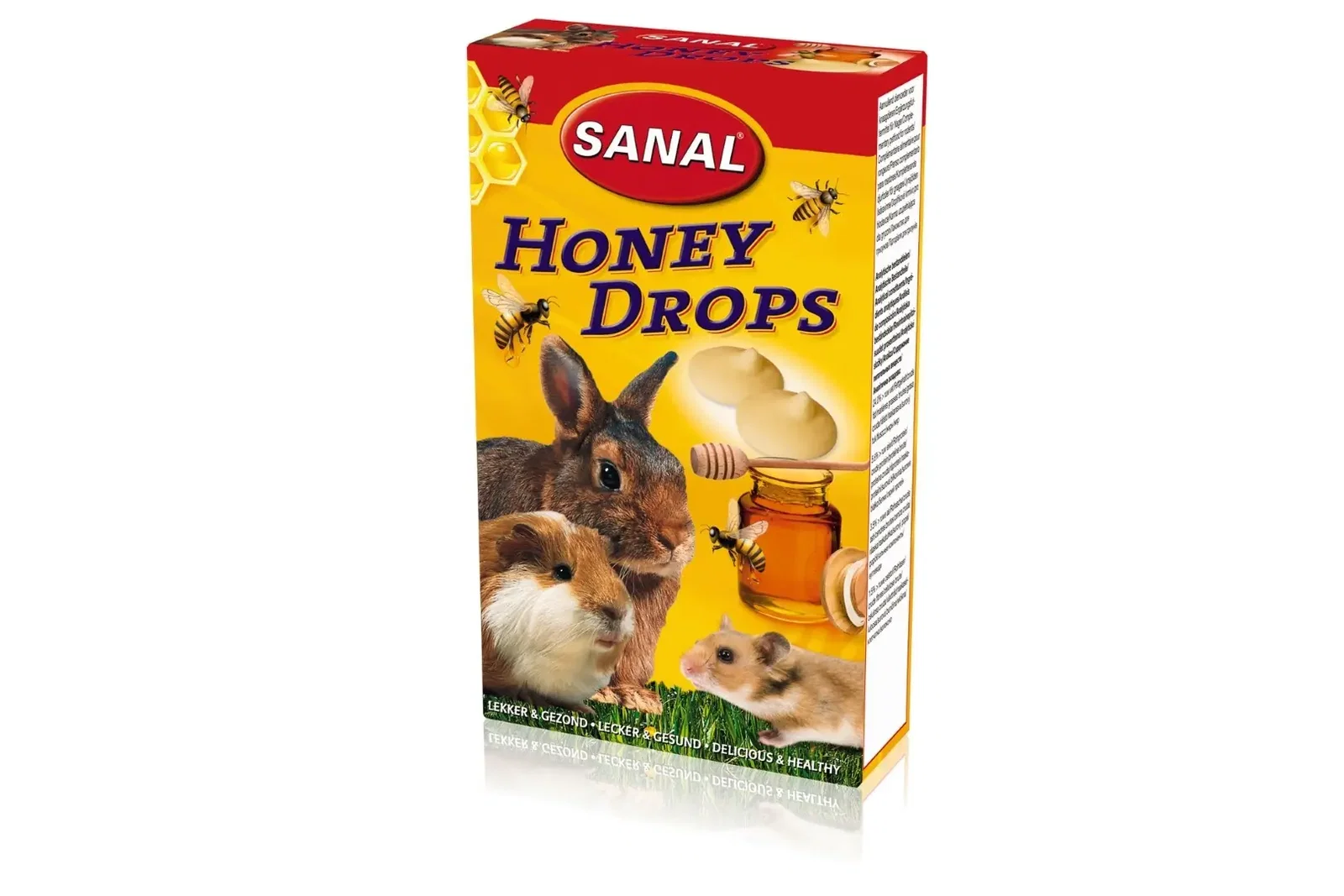 Honey drops knaagdier 45gr Sanal Beeztees