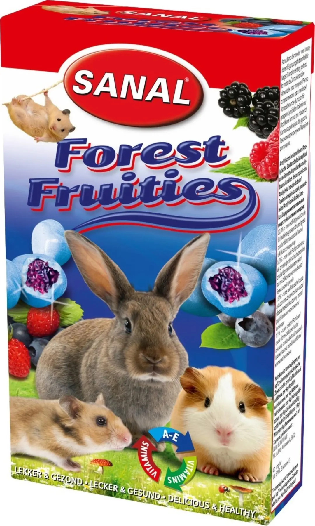 Sanal knaagdier forest fruities 50 gram Sanal Gebr. de Boon