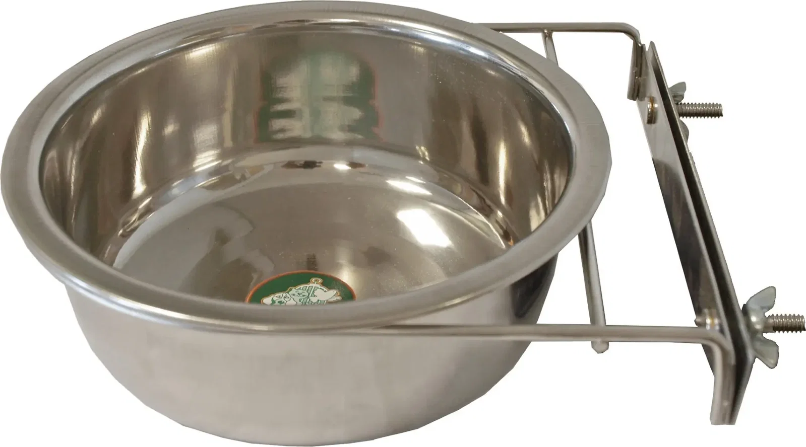 RVS hondenbak 19 cm met schroefhouder Gebr. de Boon