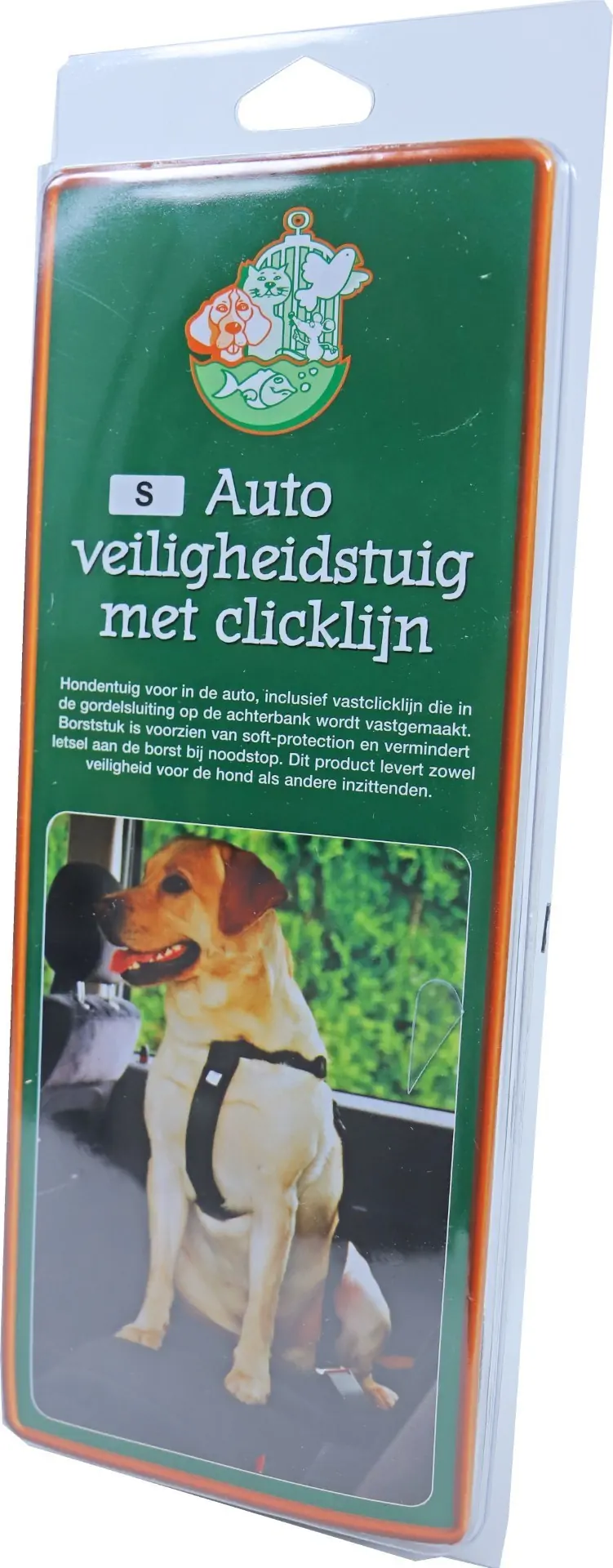 Nylon veiligheidstuig 25 mm/H45-B65 cm zwart Gebr. de Boon