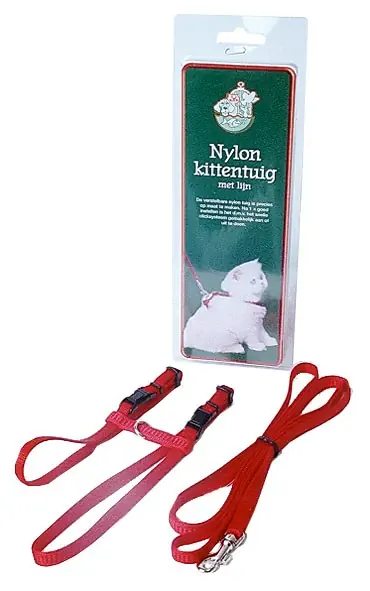 Kittentuig met lijn rood Gebr de Boon