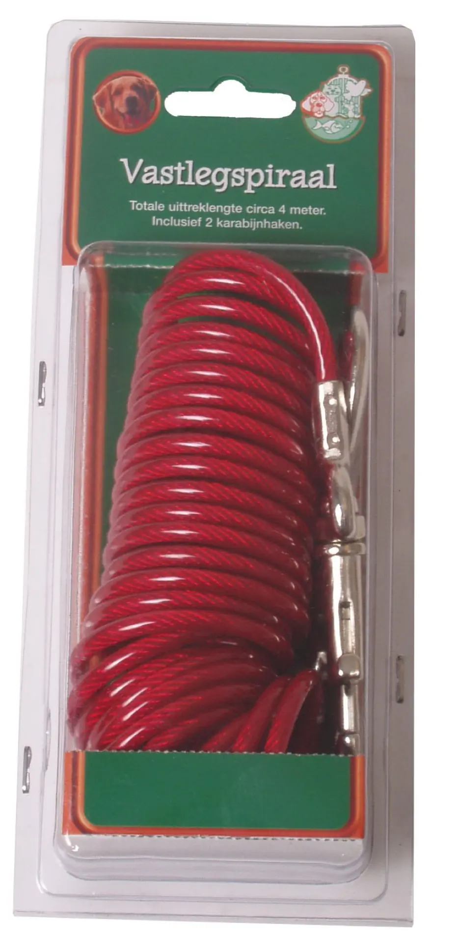 Nylon vastlegspiraal maximum 4 meter Gebr. de Boon