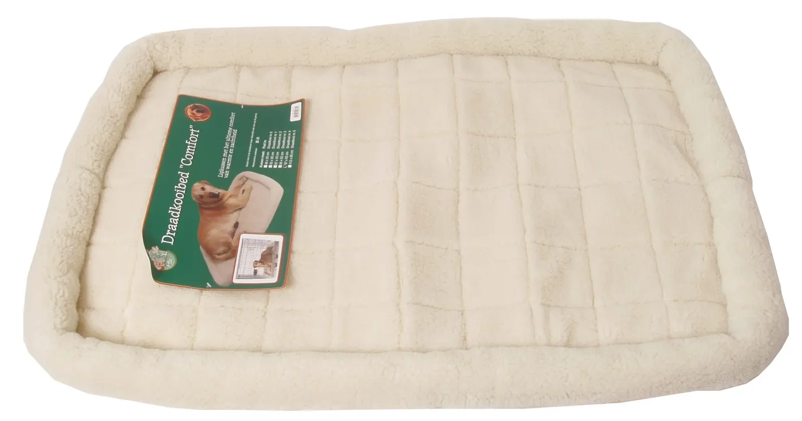 Draadkooibed ivoor 97 x 62 cm Gebr de Boon