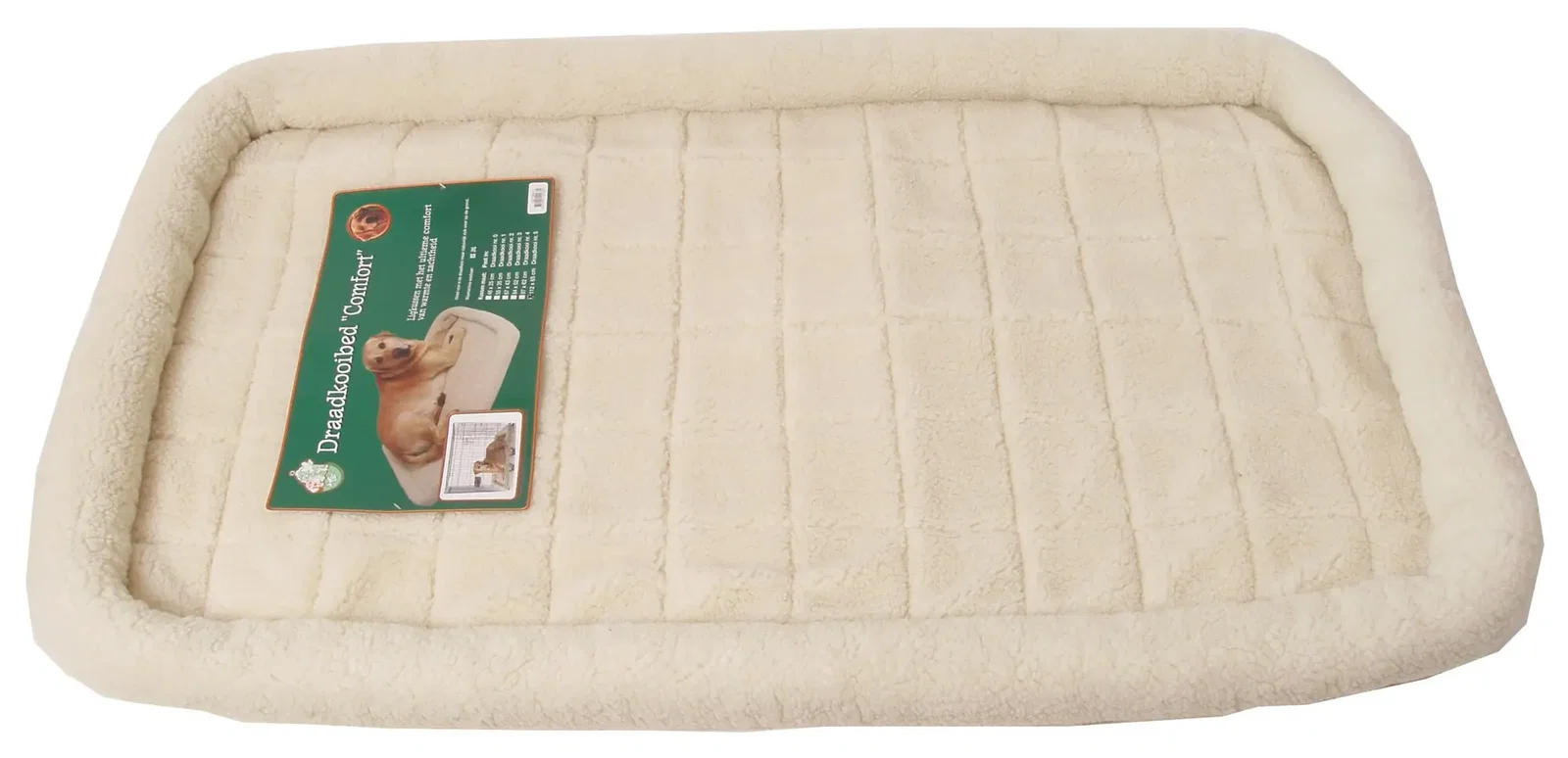 Draadkooibed ivoor 112 x 65 cm Gebr de Boon
