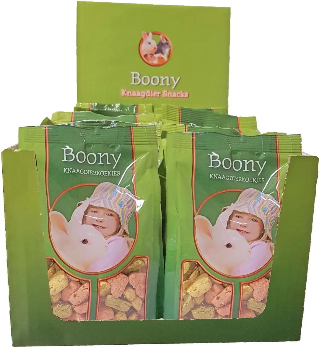 Boony knaagdiersnack hartjes mix Gebr. de Boon