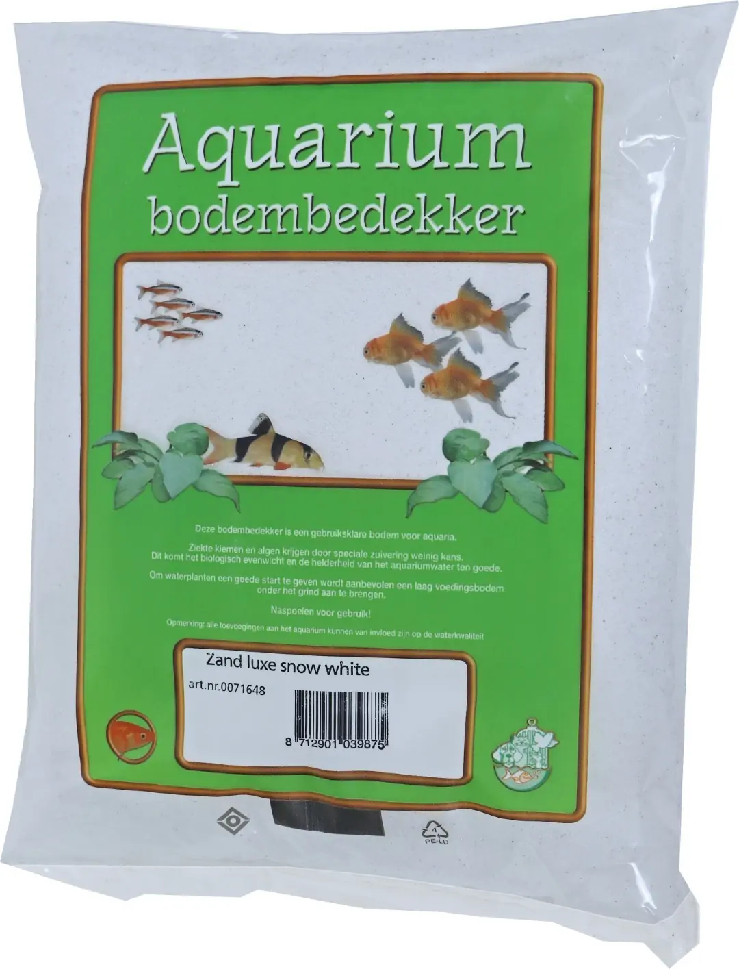 Zak a 4 kg zand luxe snow white Gebr. de Boon