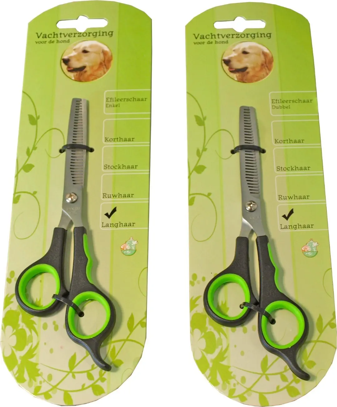 Hond efileerschaar enkel Vachtverzorging Gebr. de Boon