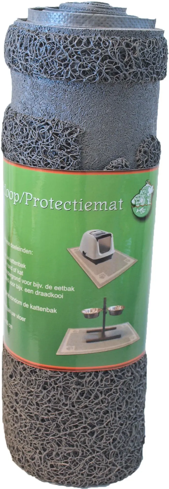 Uitloop/protectie mat grijs 90x60 cm Gebr. de Boon
