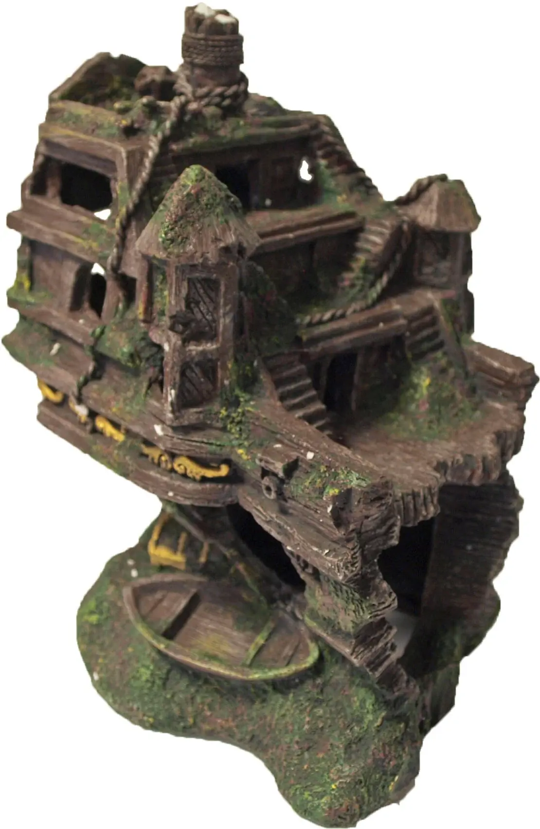 Polyresin ornament achterdeel schip 20x15x23 cm Gebr de Boon