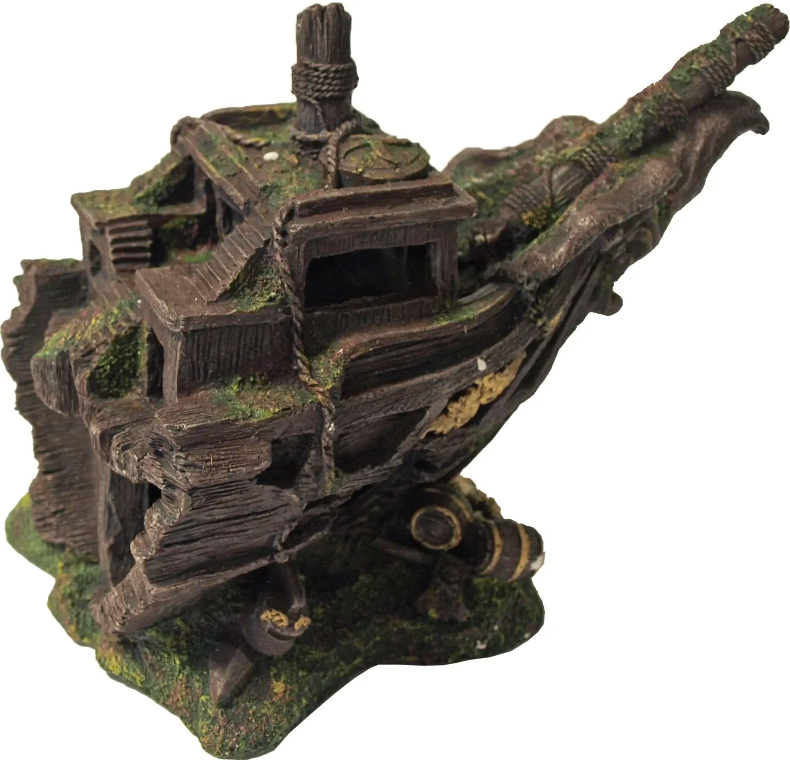 Polyresin ornament voorsteven schip 23x15x20 cm Gebr de Boon
