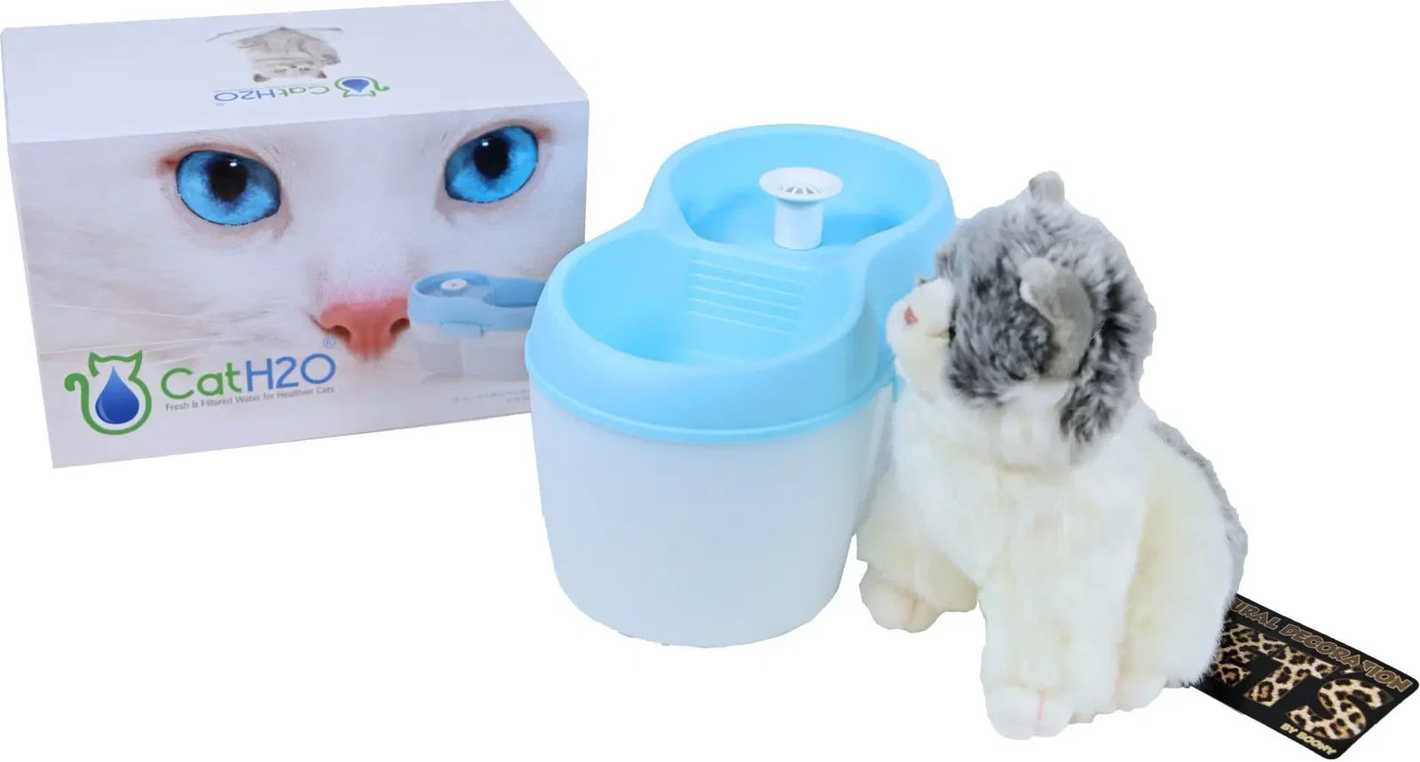 Waterbak kat H2O 2 liter Eet-en-drinkbakken-kat Gebr. de Boon