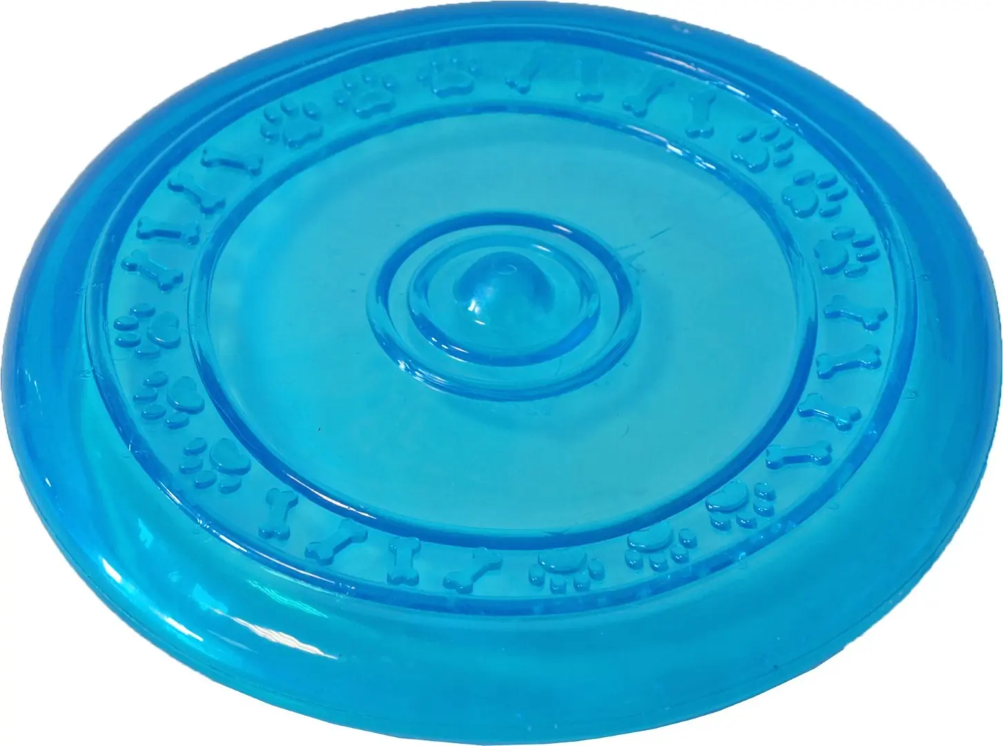 Hondenspeelgoed frisbee 23 cm drijvend blauw Speelplezier-hond Gebr. de Boon