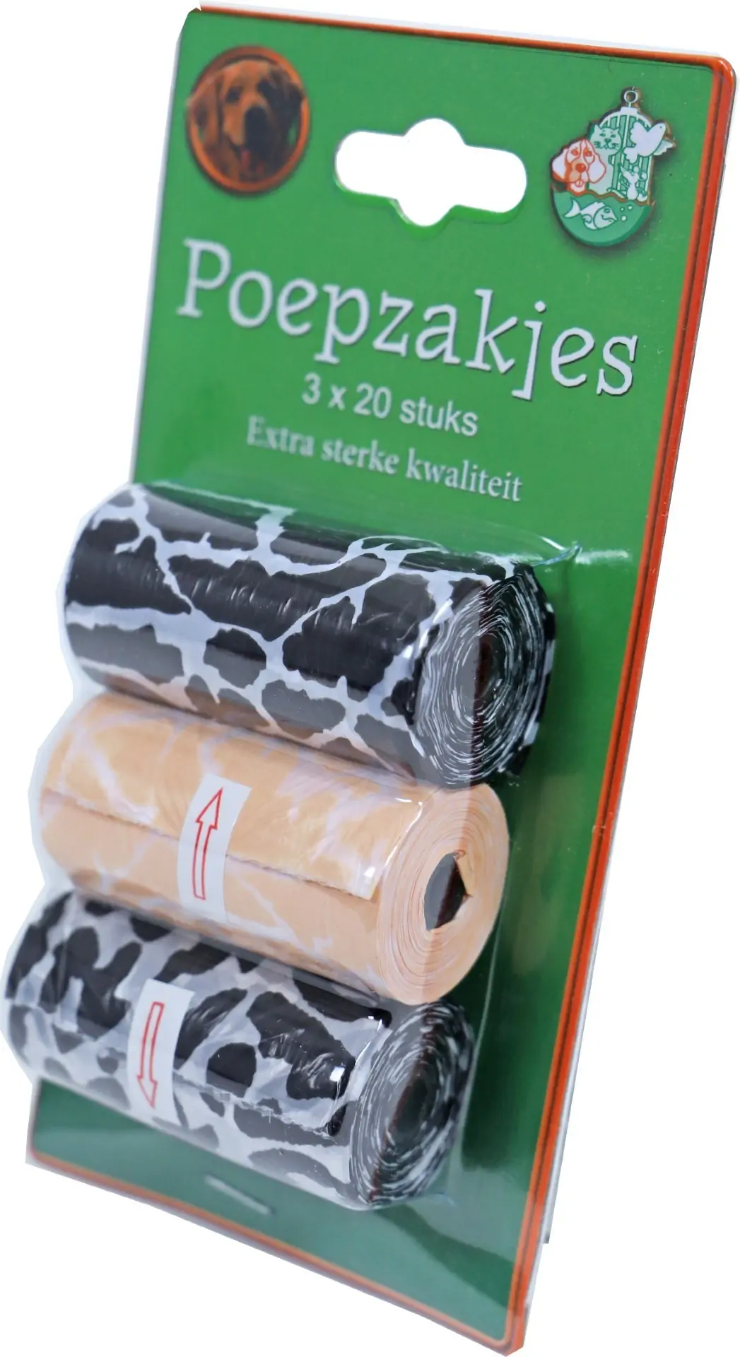Pak a 3 rol 20 poepzak safari Poepzak Gebr. de Boon