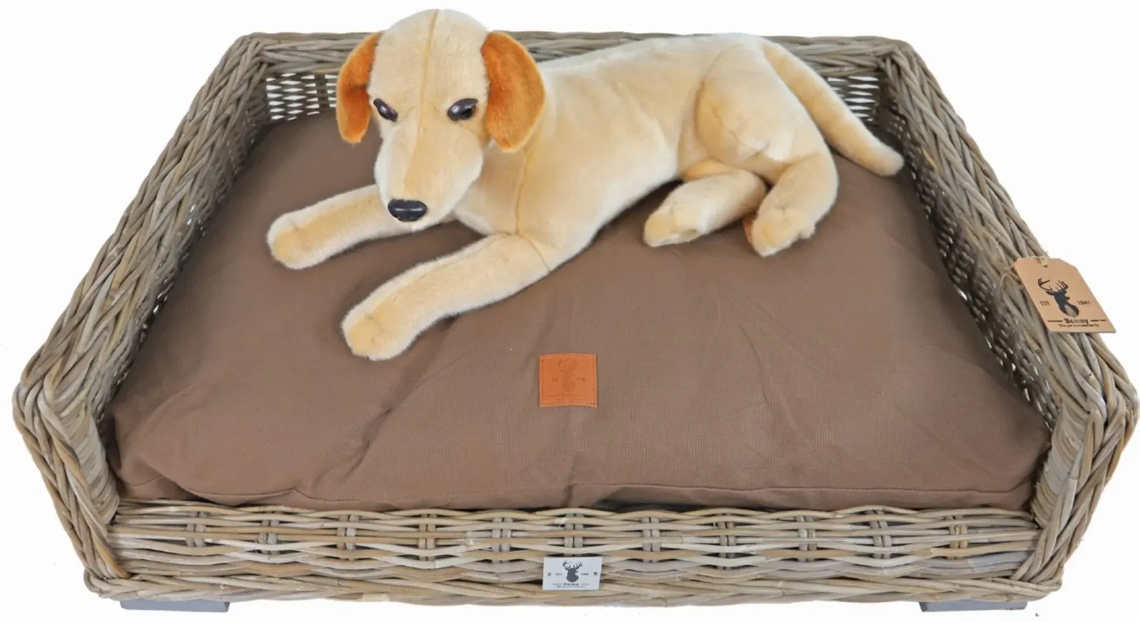 Boony Est 1941 ligkussen (Excl. Bed!) basic brown 85x60 cm Boony-Est-1941 Gebr. de Boon