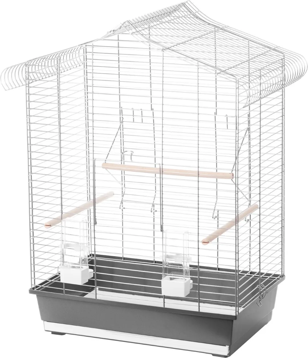 Interzoo vogelkooi Vega zilver/grijs Interzoo Gebr. de Boon