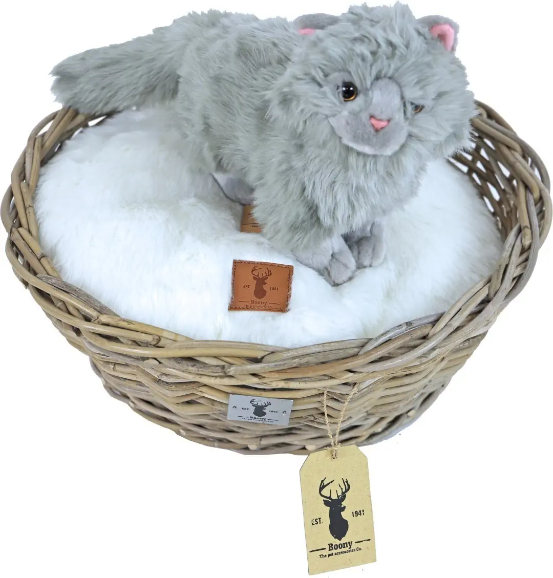 Boony Est 1941 rotan slaapmand rond (Excl. Kussen!) 48 cm Boony-Est-1941 Gebr. de Boon