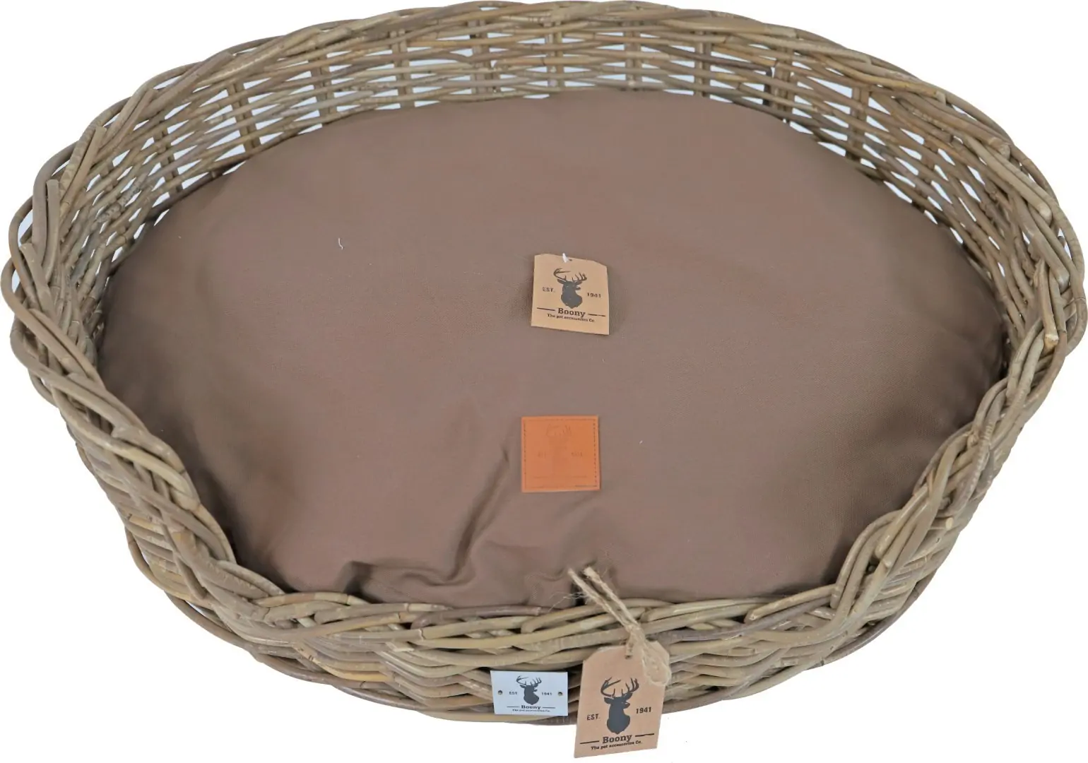 Boony Est 1941 ligkussen (Excl. Mand!) ovaal basic brown 75 cm Boony-Est-1941 Gebr. de Boon