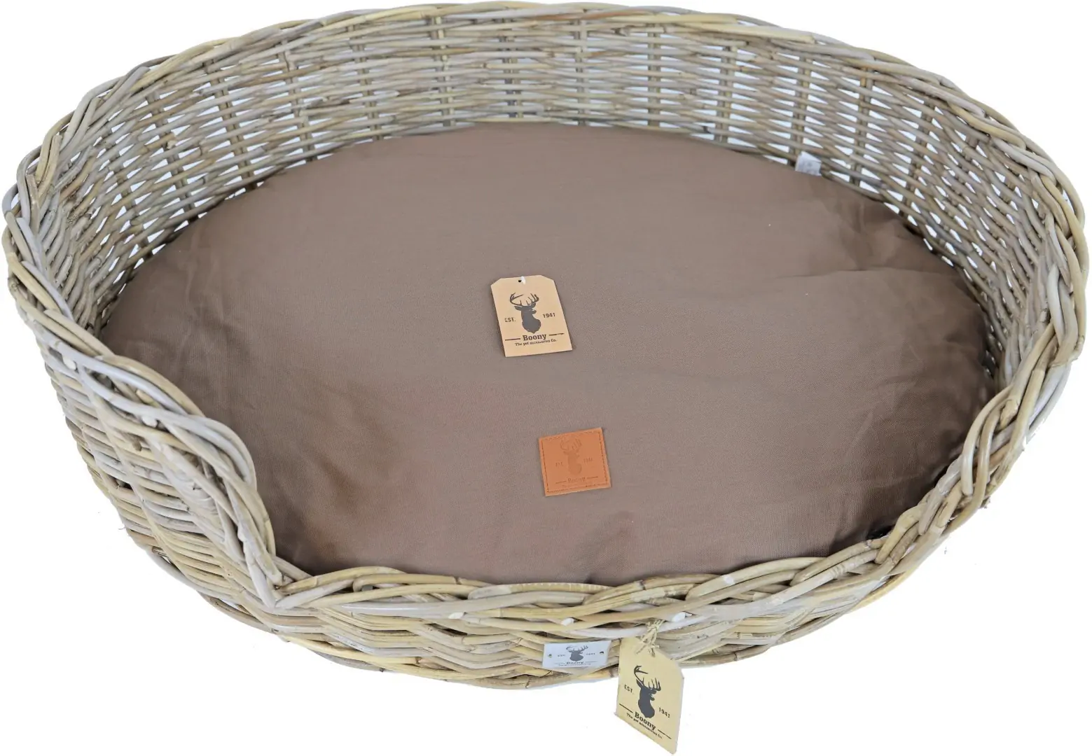 Boony Est 1941 ligkussen (Excl. Mand!) ovaal basic brown 90 cm Boony-Est-1941 Gebr. de Boon
