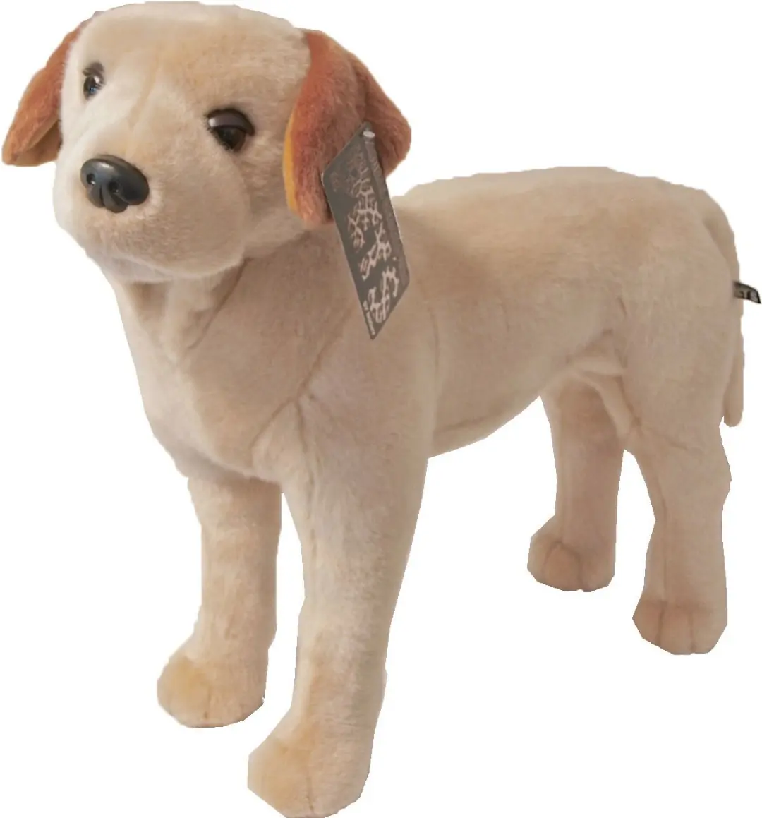Boony Natural Decoration pluche labrador blond 53 cm staand Boony-Natural-Decoration Gebr. de Boon
