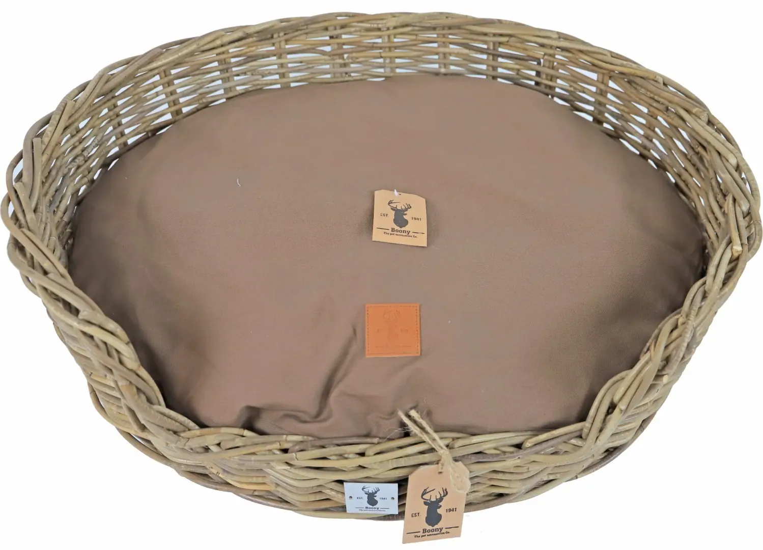 Boony Est 1941 rotan mand (Excl. Kussen!) ovaal 75 cm Boony-Est-1941 Gebr. de Boon