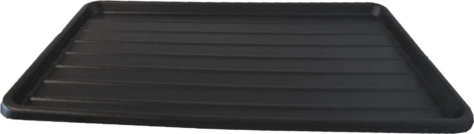Plastic lade voor draadkooi met deur en schuifdeur nr. 5 zwart 121x75 cm Gebr. de Boon