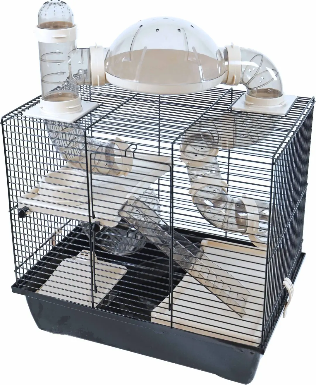 Interzoo hamsterkooi Rocky plus zwart/zwart Interzoo Gebr. de Boon