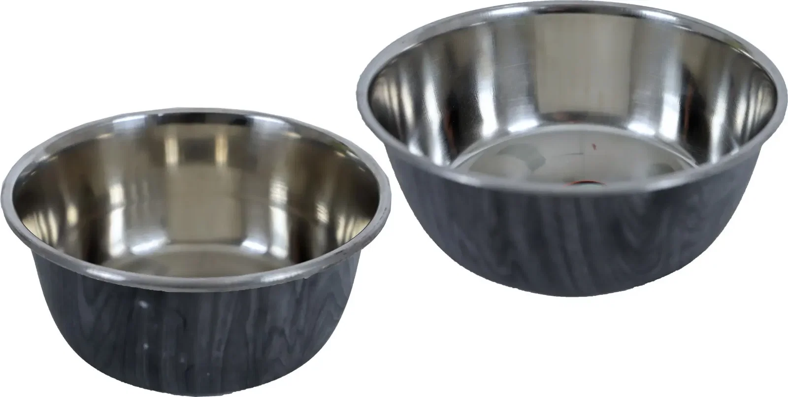Eetbak hond RVS deco grijs 950 ml Eet-en-drinkbakken-hond Gebr. de Boon